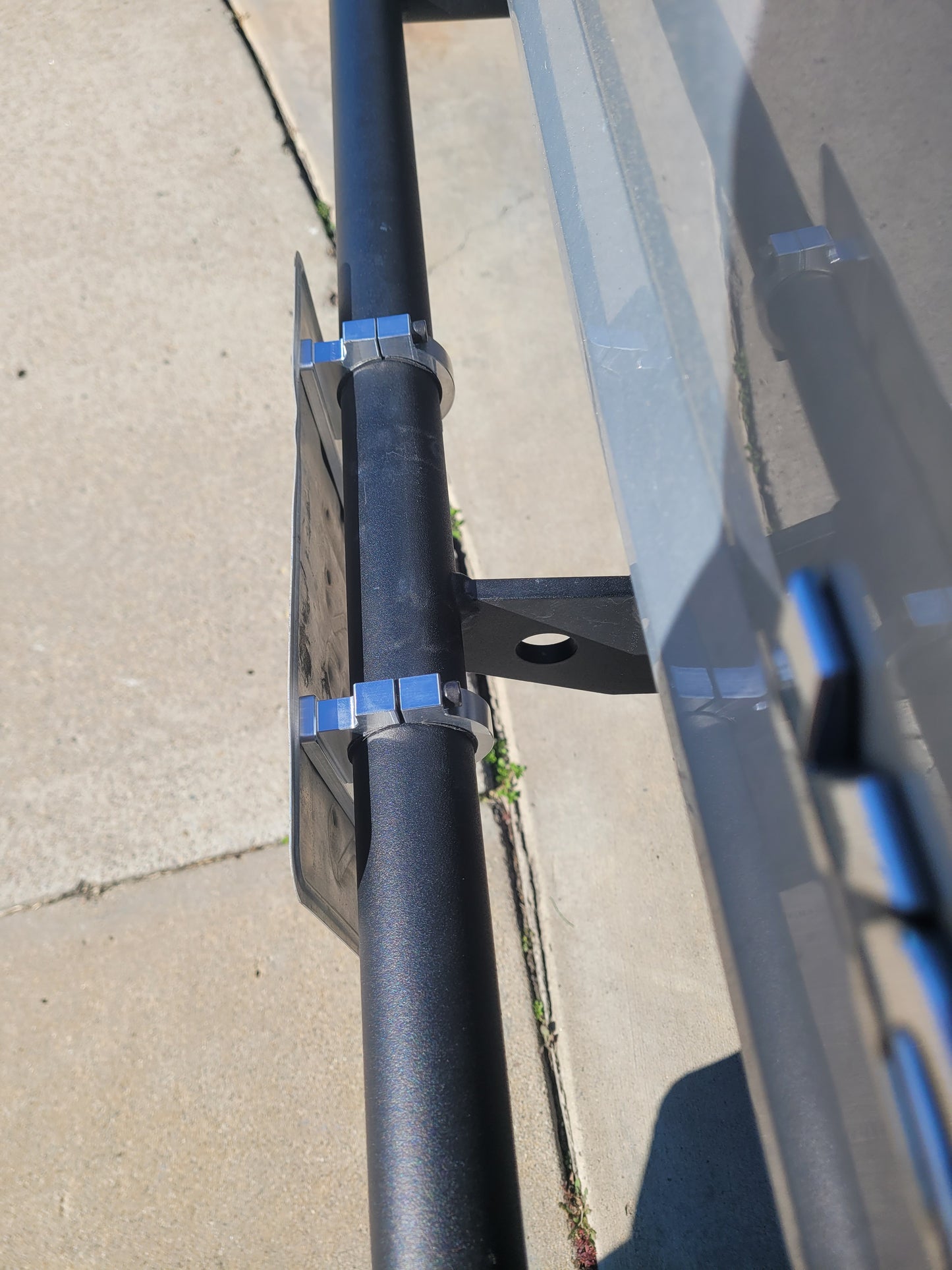 1.75" Tube Split Ring License Plate Mount